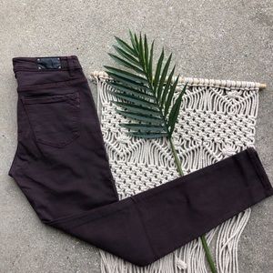 Buckle Black Purple Skinny Jeans Size 29 Fit No 76